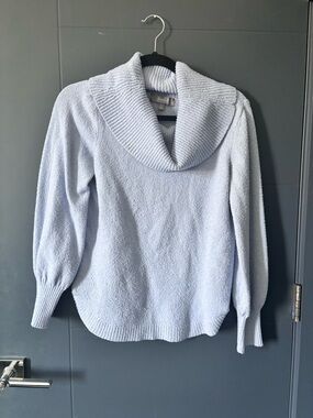 Cozy Light Purple Shawl Collar Women's Sweater